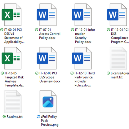 PCI V4 Policy Templates PCI Policies PCI V4 Policy Templates PCI Policies