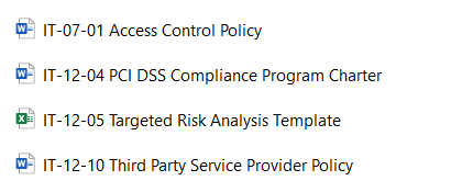 PCI V4 Policy Templates (Free Sample) – PCI Policies